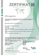 RZUA Zertifikat IFS Logistics