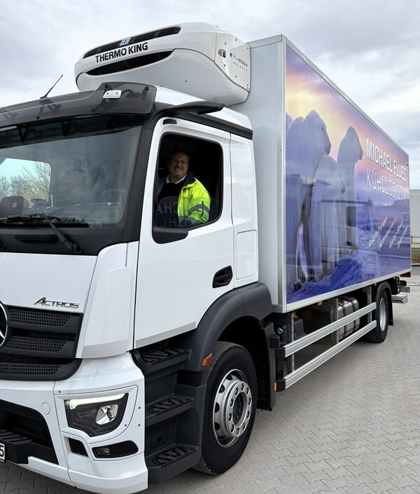 Actros Verteilerverkehr Kühlung LED Licht Thermoking